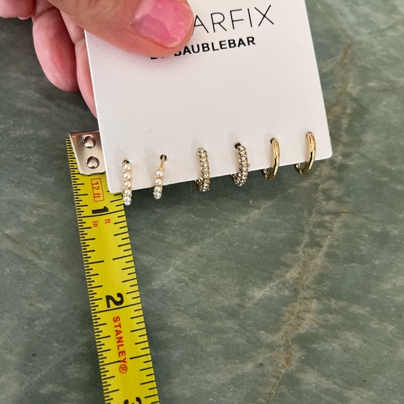 BaubleBar Sugarfix Earrings Set NWT - Picture 4 of 4